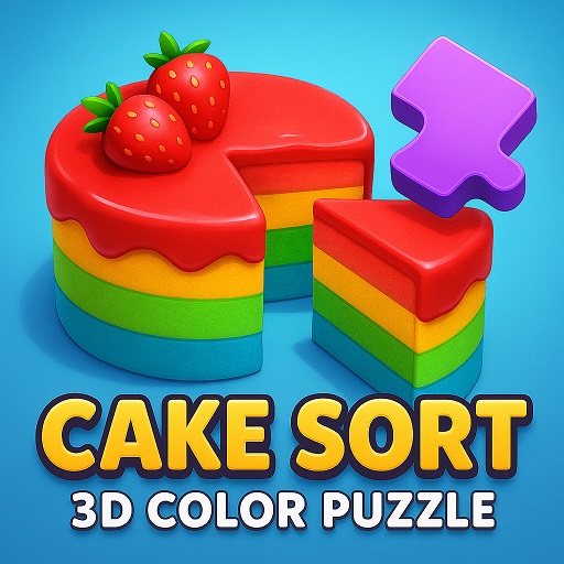 Cake Sort 3D Color Puzzle oyun kapağı